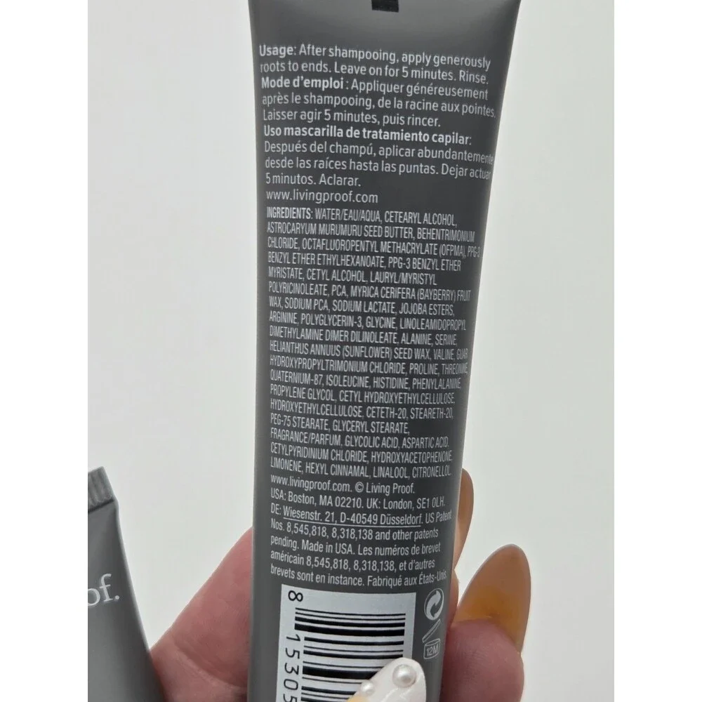 2x Living Proof Perfect Hair Day Weightless Mask Mini 1 oz each = 2 oz total NEW
